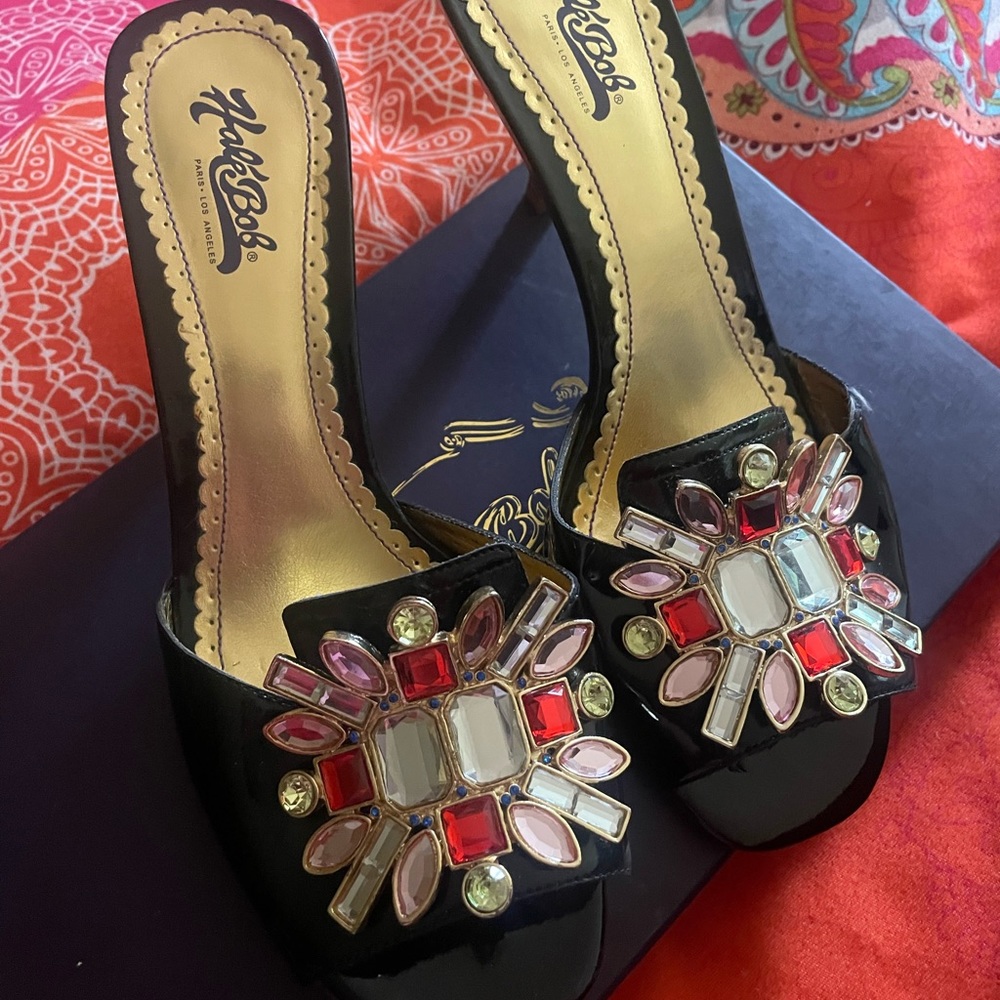Like new condition Hale Bob heels.